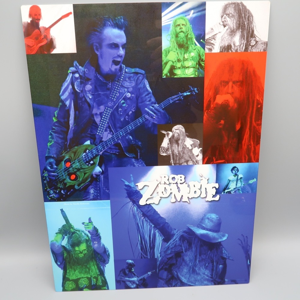 White Zombie Plaque Concert Heavy Metal Sign Wall Artwork 15x11